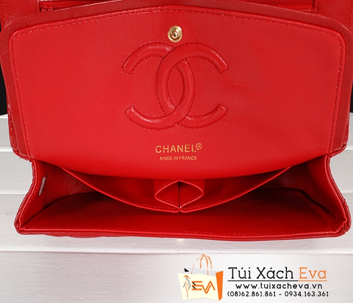 Túi Xách Chanel Maxi Super Màu Đỏ Đẹp 4